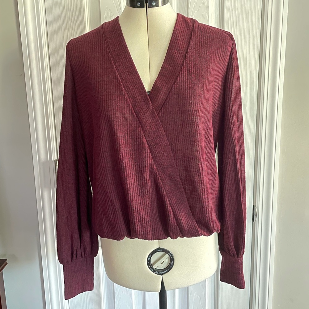 Maroon Zara Blouse